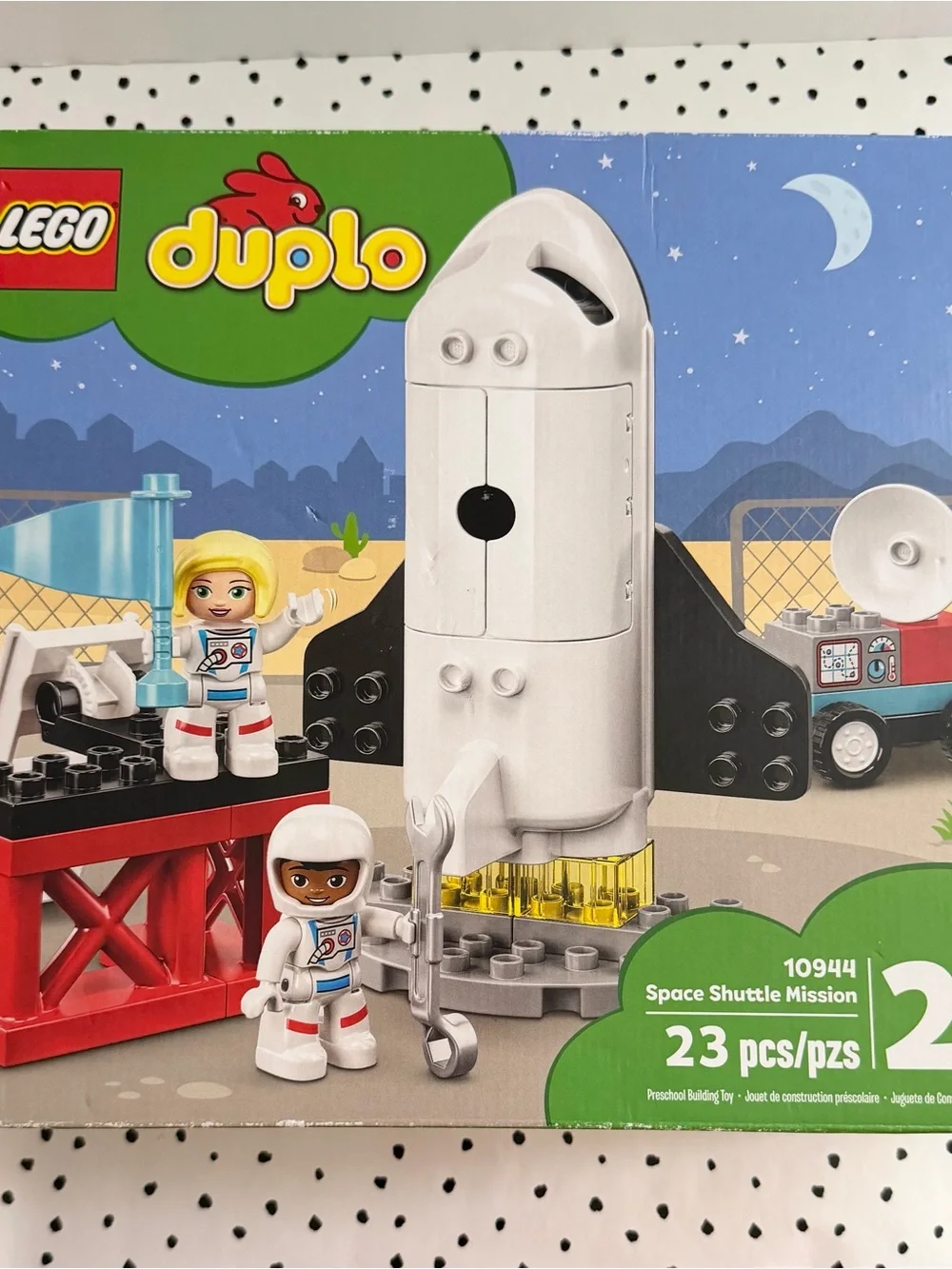 LEGO Duplo White Space Shuttle Mission Toy – 23 pcs